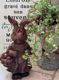 Jacquard Blue Cast Iron Rabbit Lady