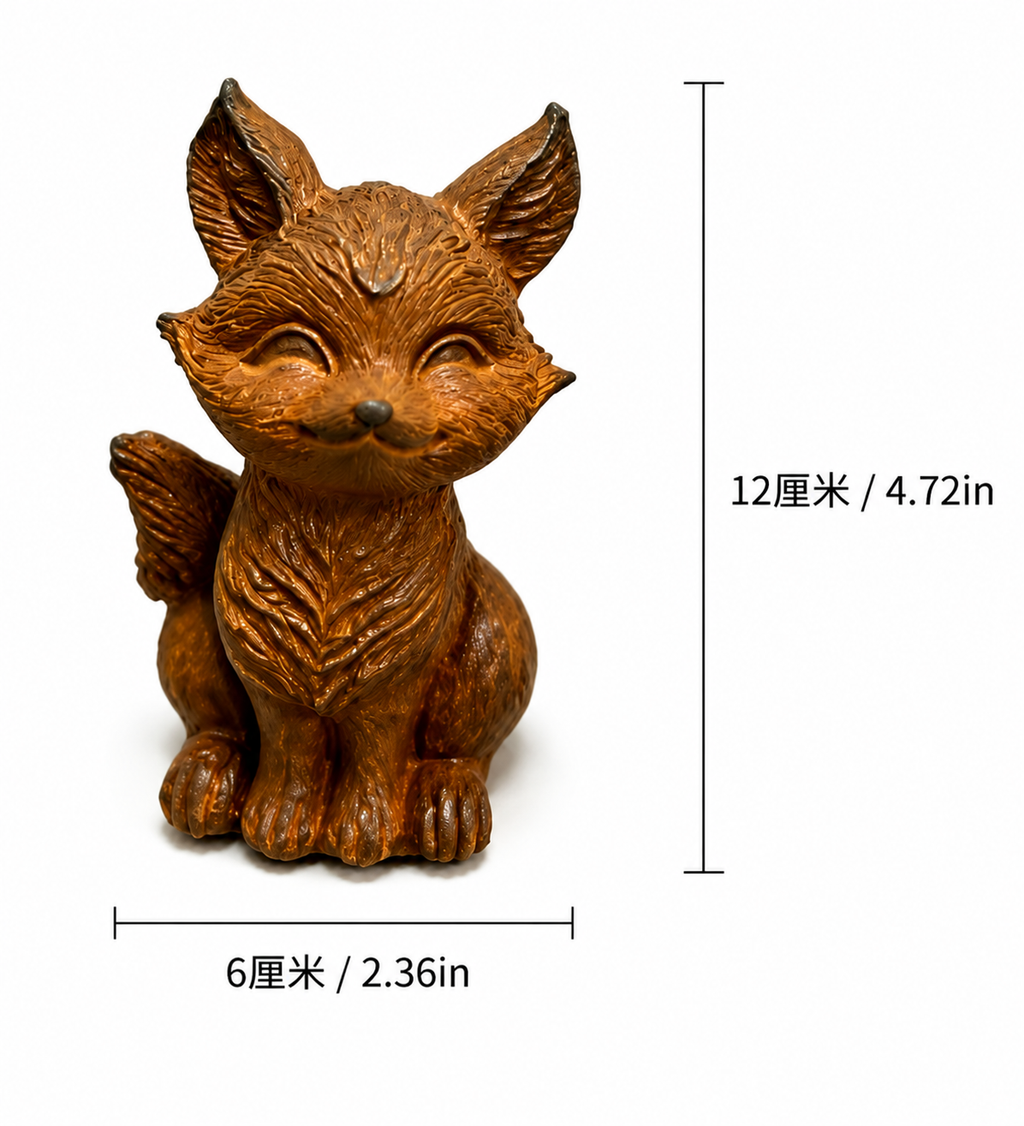 Rusty fox with/without tail