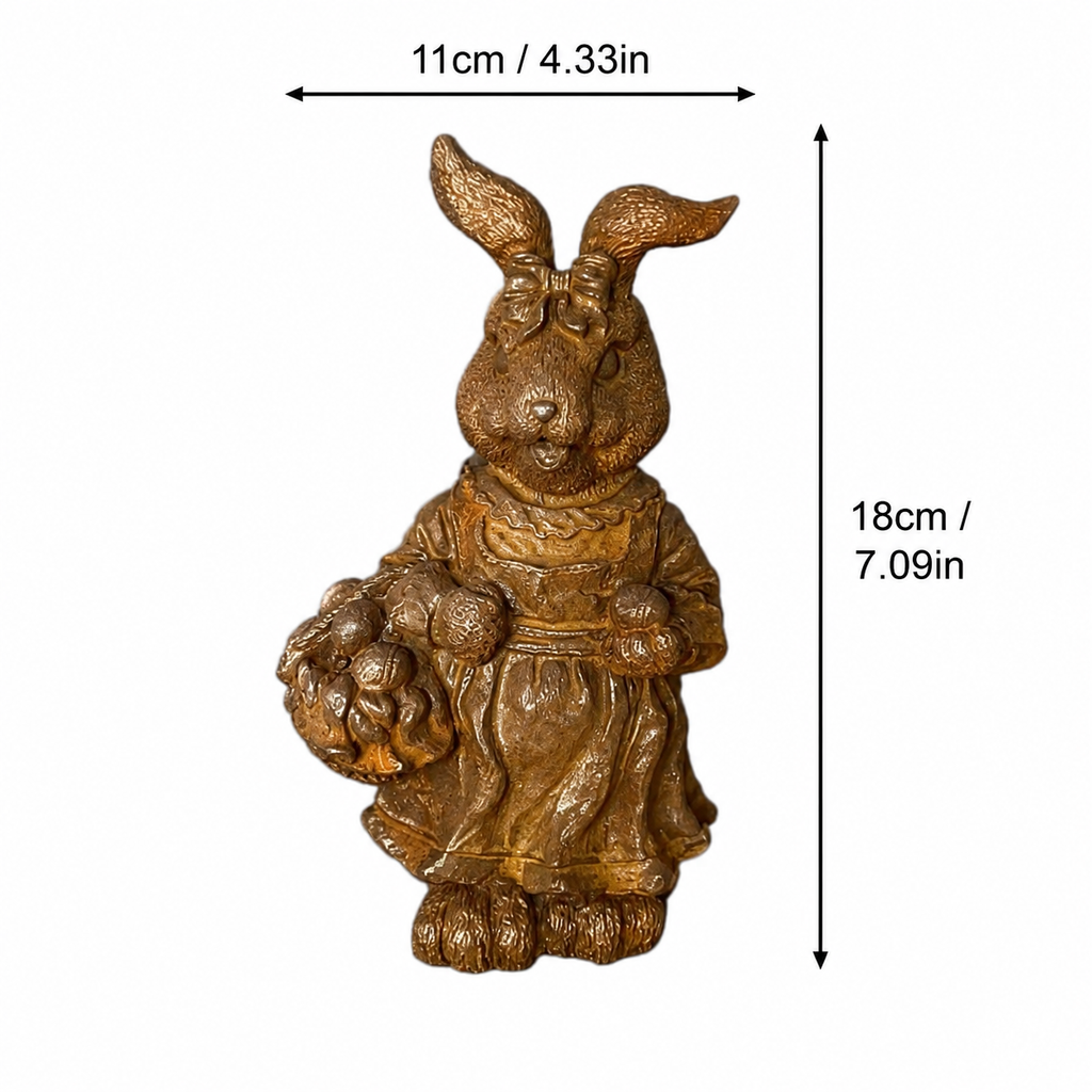 Jacquard Blue Cast Iron Rabbit Lady